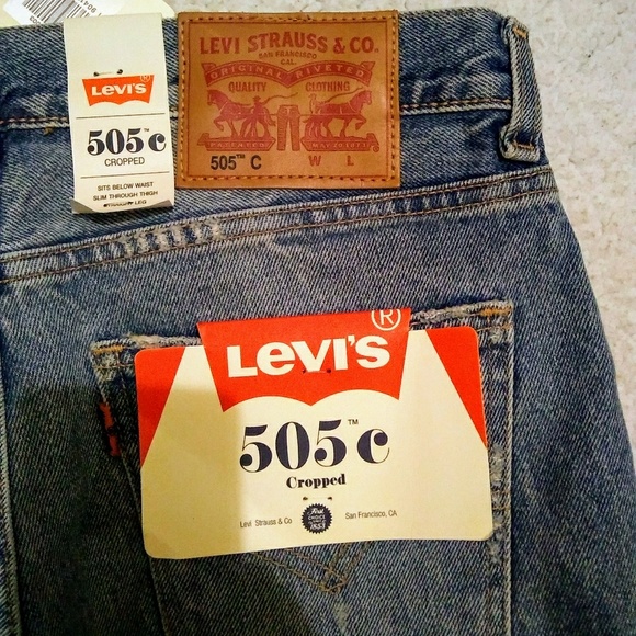 Levi's 505c cropped jeans - Picture 2 of 6